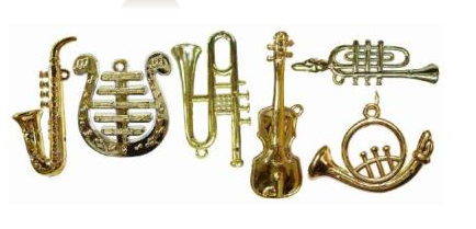 Миниатюрный набор музыкальных инструментов, 4-5 см