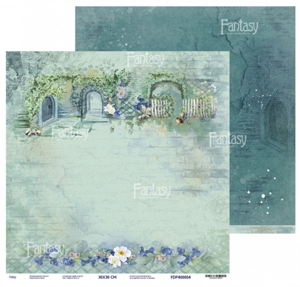 Лист бумаги из коллекции "Дверь в лето" Дверь в лето-4 (Fantasy)