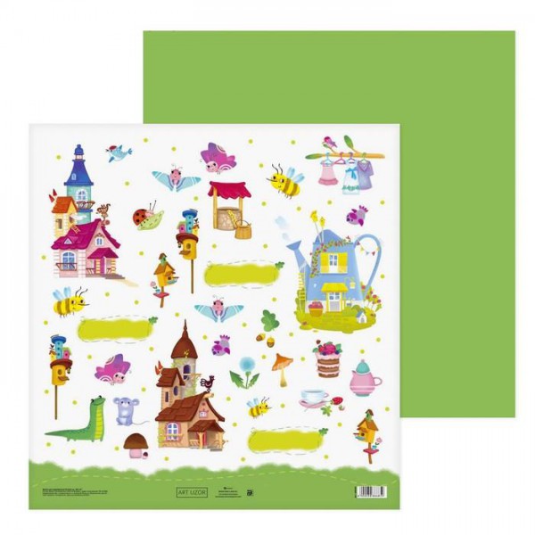 Бумага для скрапбукинга "Сказочное королевство" (для вырезания) (Артузор, Россия)
