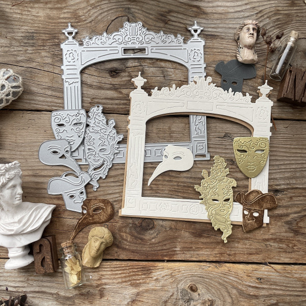 Набор ножей для вырубки "Весь мир - театр" (MiMiCut, Россия)  