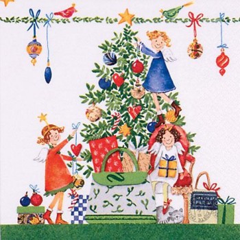 Салфетка 33*33 см "Маленькие помощники", 1 штука (Jet Papier)