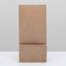 Крафт-пакет без ручек, цвет Коричневый, 12*8*25 см