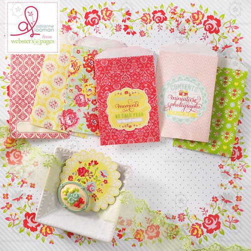 Бумажные пакетики 7*10 см, 6 штук, из коллекции New Year New You (Webster's Pages) 