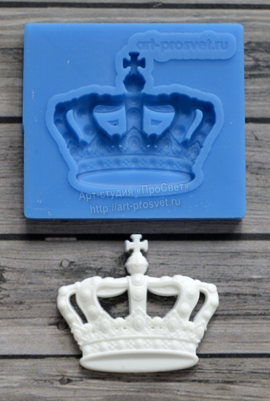 Молд для творчества "Корона 1 малая" (Арт-студия "ПроСвет")