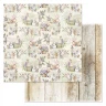 Набор бумаги 20*20 см из коллекции "Весенний перезвон", 12 листов (ScrapMania)
