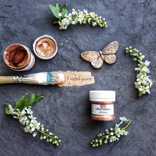 Патина-металлик "Бронза", 20 мл (Fractal Paint) 