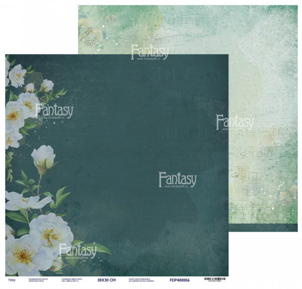 Лист бумаги из коллекции "Дверь в лето" Дверь в лето-6 (Fantasy)