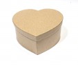 Заготовка коробочки из папье-маше Сердце,11х12,5х6 см 