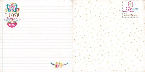 Бумага "Your Smile" из коллекции Sweet Routine (Webster's Pages)