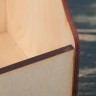 Ящик-кашпо подарочный с ручкой "Стелла Моно", цвет Натуральный, 18,2*11,4*6 см (внутренние размеры ящика), дерево