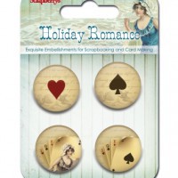 Набор фишек #3 из коллекции Курортный роман (Scrapberry's)