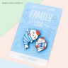 Сувенир: Набор значков для мамы и ребенка Family Look "Тюлени" (Артузор) 