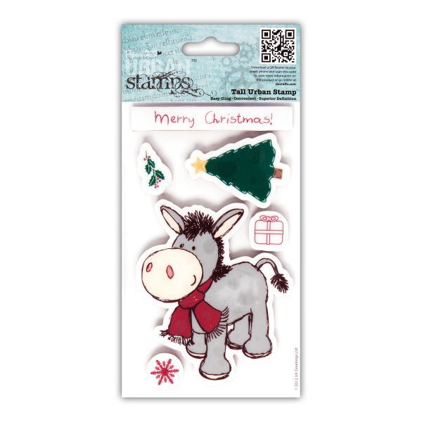 Набор штампов "Ослик" из коллекции Boofle Christmas (Docrafts) 