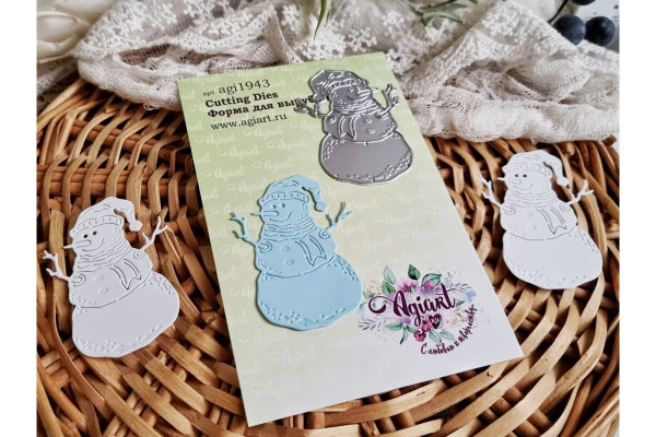 Ножи для вырубки "Снеговик" (Agiart, Россия)