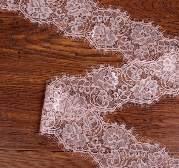 Кружево "Реснички", цвет Пудровый, 110 мм, 1 метр