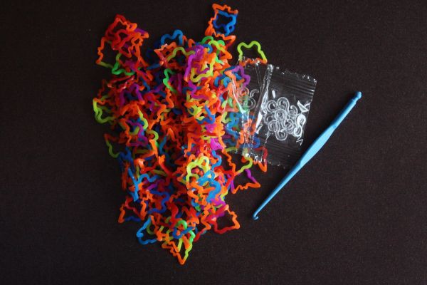 Набор резиночек для плетения "Цветные Бабочки", 600 штук 