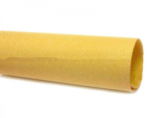 Фоамиран с глиттером перламутровый, толщина 1.5 мм, размер листа 20*30 см, цвет Желтый