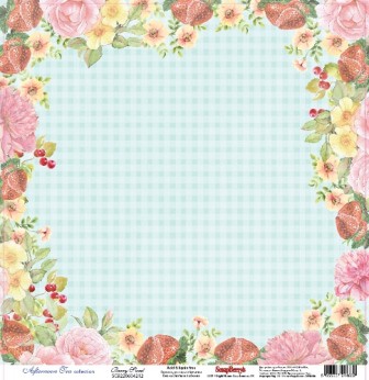 Бумага из коллекции "Полуденный чай" Ягодный десерт (Scrapberry's)   