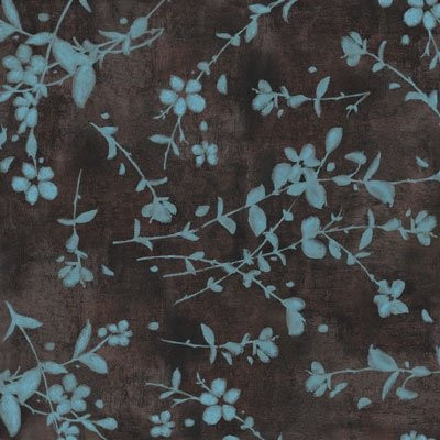 Отрез ткани для пэчворка, коллекция Earthtones, цвет Черно-голубой, 50*55 см, 100% хлопок (США)