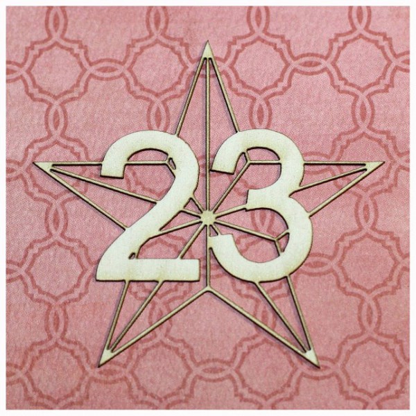 Фигура из чипборда  "Звезда 23" (Россия)