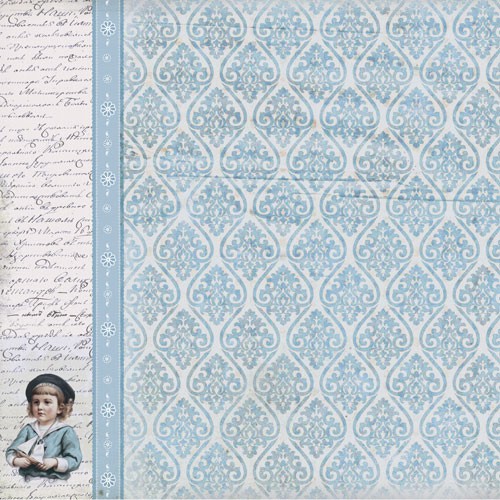 Бумага из коллекции "Малыш и малышка" Мальчик (Craft Premier)  