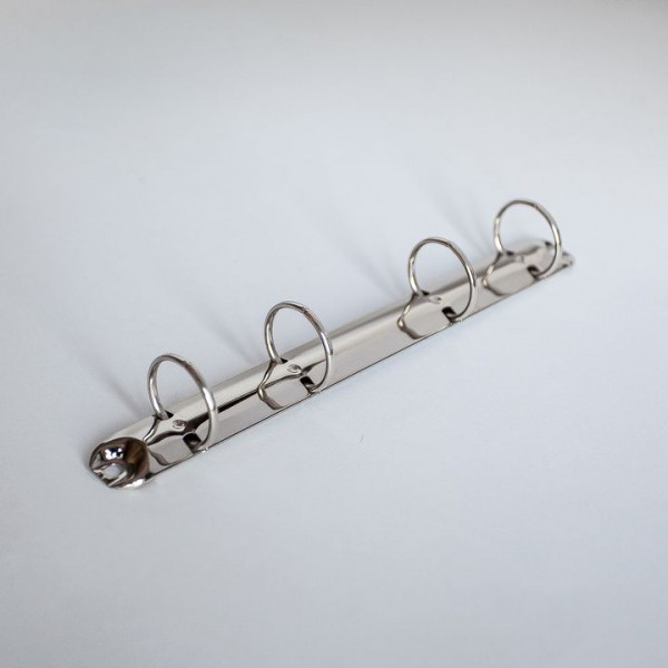 Кольцевой механизм на 4 кольца, 25 мм, длина 210 мм, БЕЗ КРЕПЛЕНИЯ