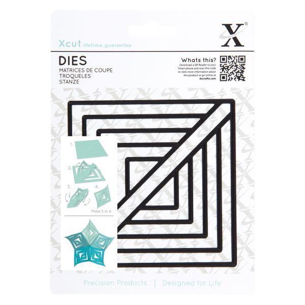 Нож для вырубки объемного украшения "Снежинка", 1 штука (Docrafts)  