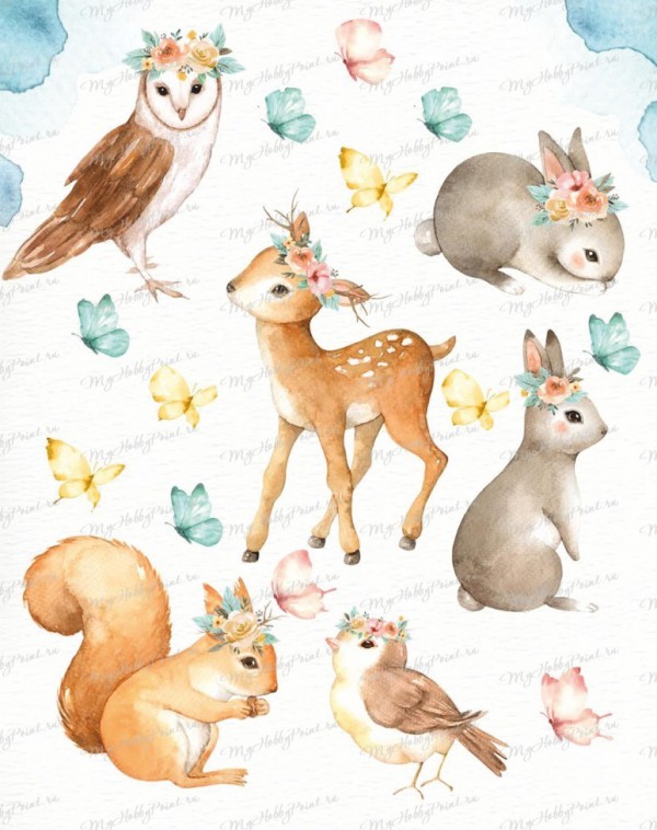 Декупажная карта А4 #900 (My Hobby Point)