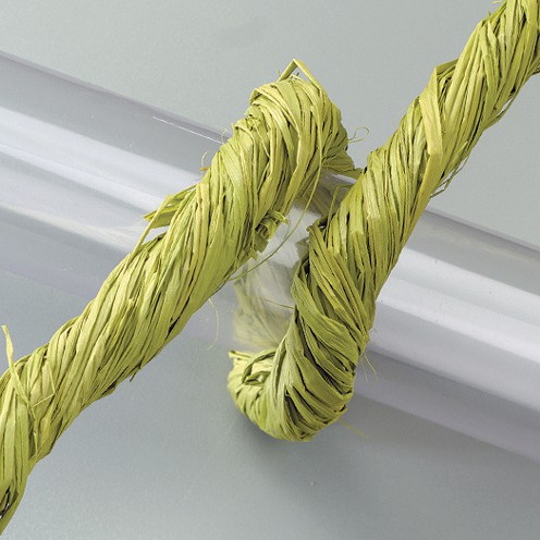 Рафия натуральная, цвет Светло-зеленый, 50г. (Германия)