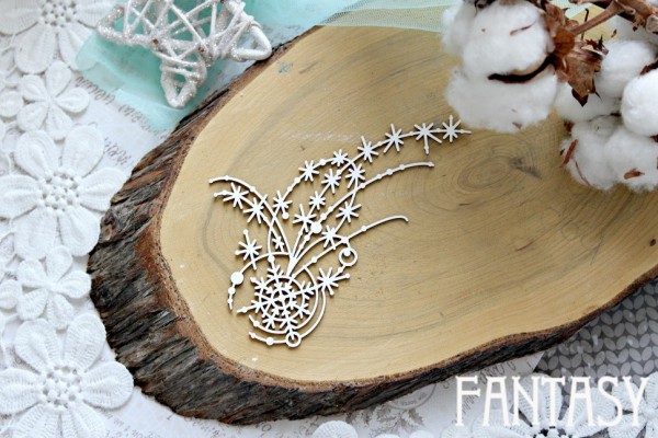 Чипборд из коллекции "Новый год" Новогодний фейерверк (Fantasy, Россия) 