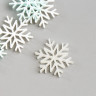 Набор акриловых снежинок с блестками "Рукоделие", 20 штук(Рукоделие)