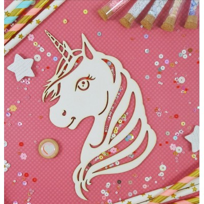 Заготовка для тиснения из чипборда "Единорог" (Craftstory) 
