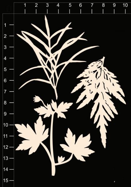 Набор чипборда "Газон" А6 (By Mama Yaga, Россия)