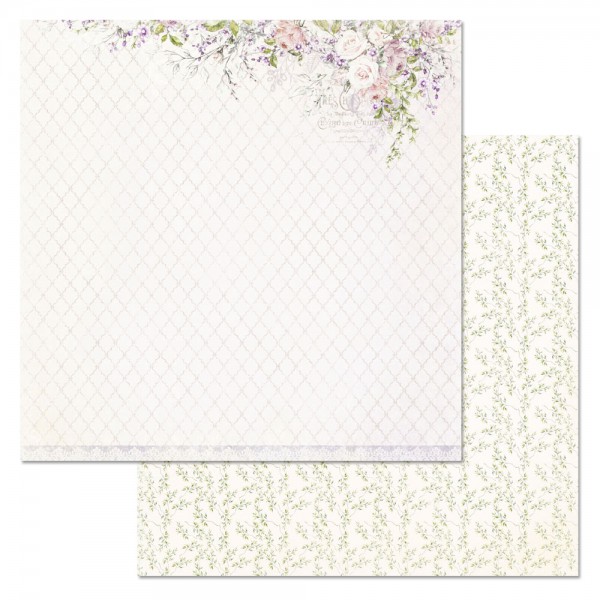 Бумага из коллекции "Цветочная вуаль" Шелест роз (ScrapMania) 