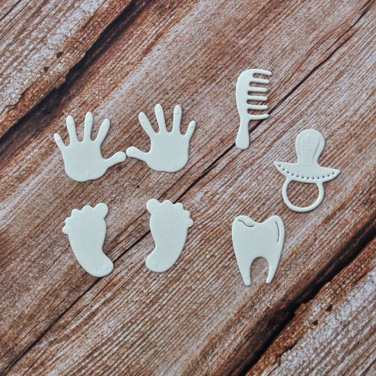 Набор вырубных изделий "Мамины сокровища", 7 штук