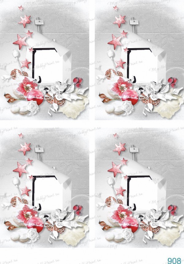 Декупажная карта А4 #908 (My Hobby Point)