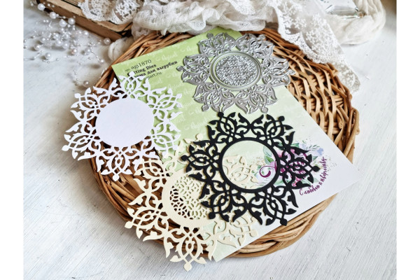 Набор ножей для вырубки салфетки "Сквозь витражи" (Agiart, Россия)