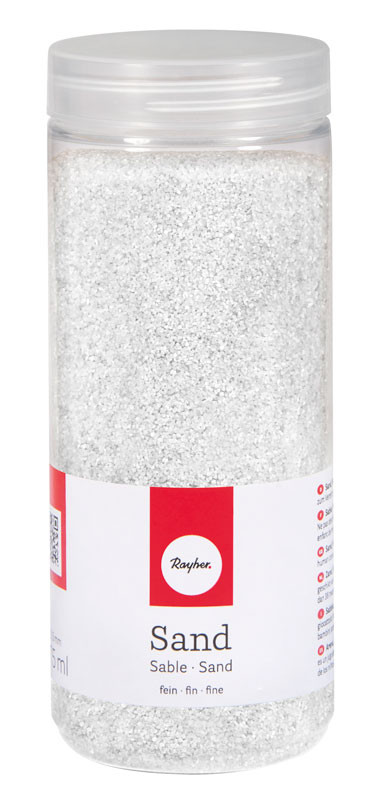 Декоративный наполнитель "Песок мелкий", цвет Белый, 475 мл (Rayher)