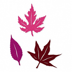 Набор фигурок из цветного фетра "Листья", 6 шт. (EFCO, Германия)