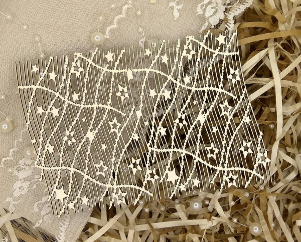 Украшение из чипборда "Звездный невод" (фоновый) (Арт-студия Матрешка, Россия)