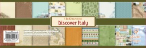 Набор бумаги из коллекции "Итальянские каникулы", 9 листов (Scrapberry's) 
