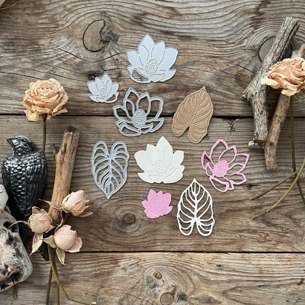 Набор ножей для вырубки "Душистый снег магнолий" (MiMiCut, Россия)