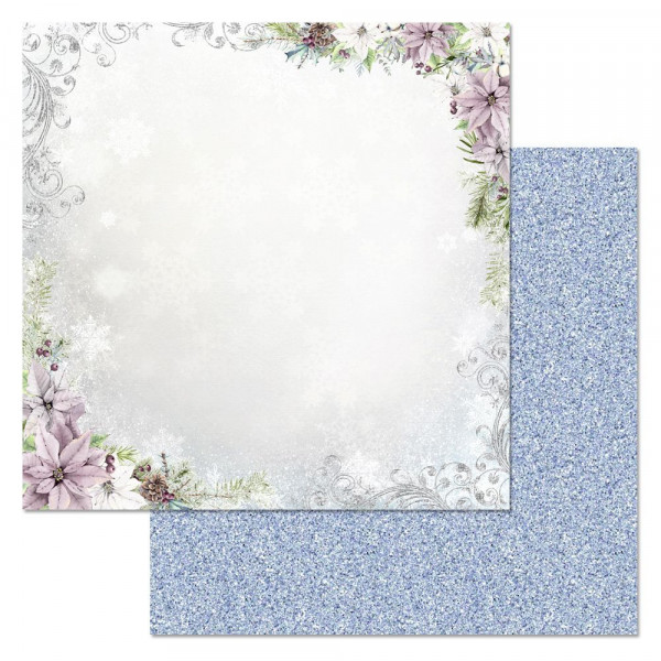 Бумага из коллекции "Новогодние гномы" Волшебная метель (ScrapMania)