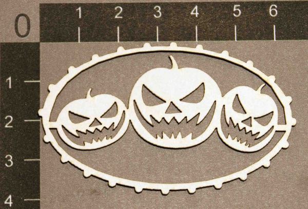 Фигура из чипборда "Злые тыквы" из коллекции Ночь всех святых (Helloween) (byMamaYaga)  