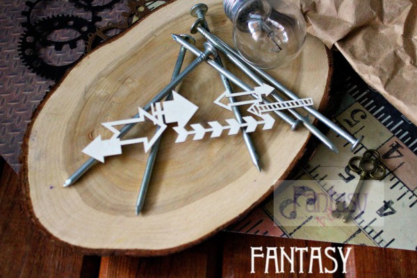 Чипборд из коллекции "Стимпанк" Стрелочки 2 (Fantasy, Россия) 