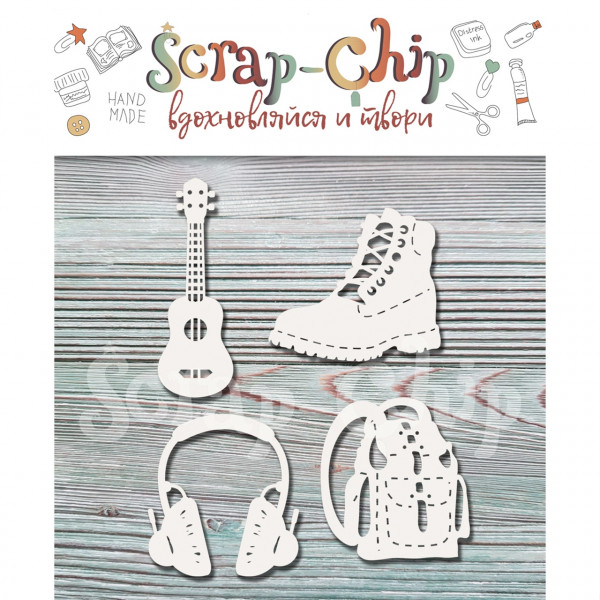 Набор фигур из чипборда "В поход" (Scrap-Chip, Россия)