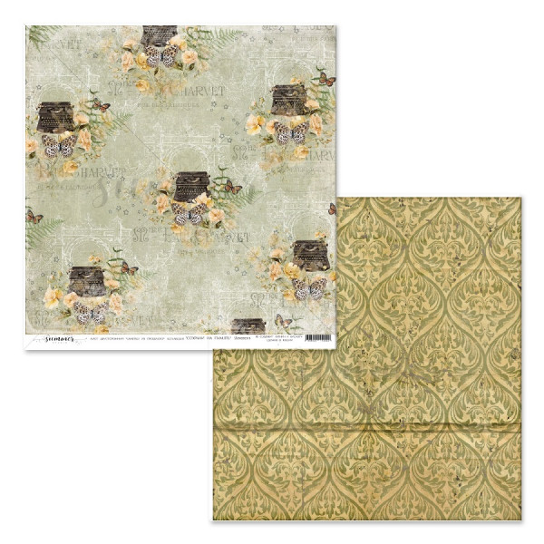 Бумага из коллекции "Сохрани на память" Заметки из прошлого (Summer Studio, Россия)