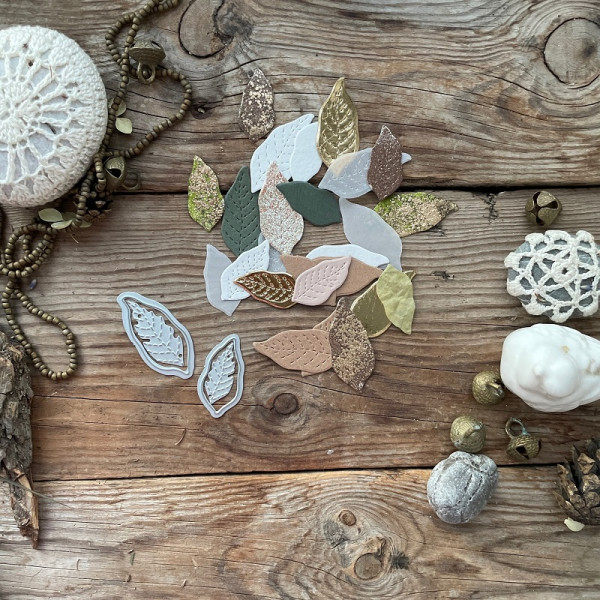 Набор ножей для вырубки "Листики" (MiMiCut, Россия) 