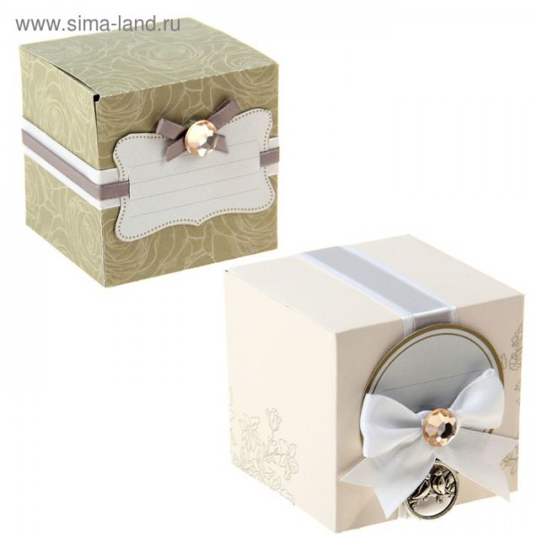 Набор для декорирования Бонбоньерки "Свадебный" 2 шт. (Артузор, Россия)