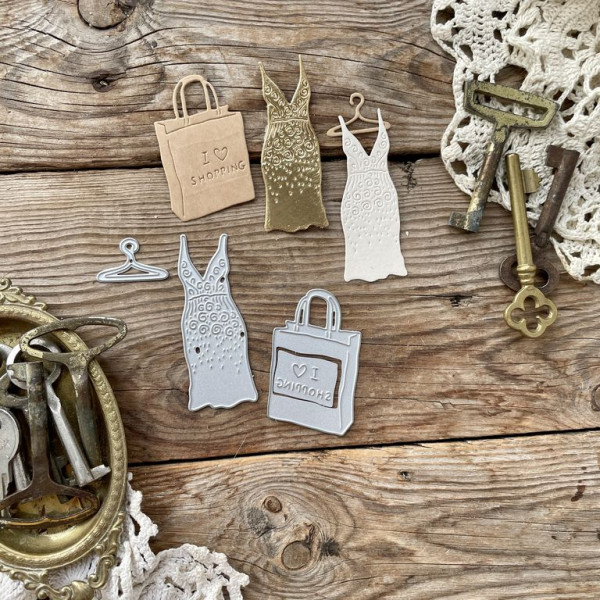 Набор ножей для вырубки "И моего коснулся платья" (MiMiCut, Россия)